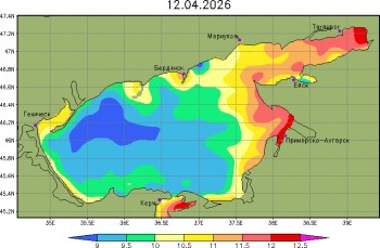 Постер к материалу "Водохозяйственная обстановка и термический режим на Нижнем Дону и в Азовском море на 14 апреля 2026 г."