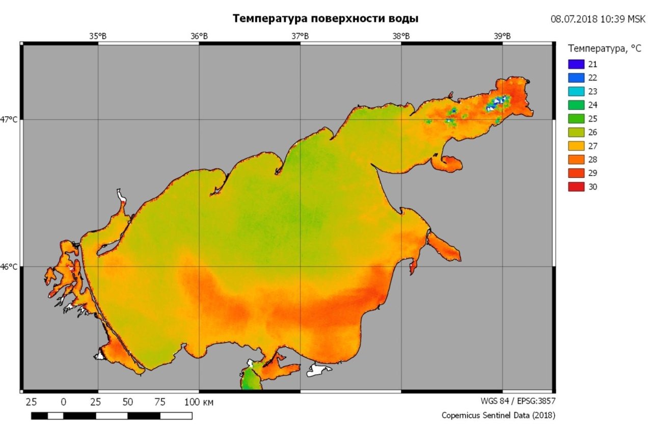Температура воды в черном море алушта. Температурная карта черного моря. Кипр температурная карта. Распределение температуры поверхностных вод. Карта температуры воды в черном море.